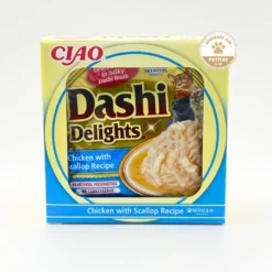 Inaba Dashi Delights Tarrina de Pollo con Vieira para Gato