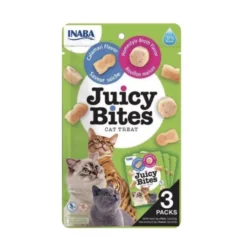 Inaba Juicy Bites Chuches de Calamar y Caldo Casero para Gatos