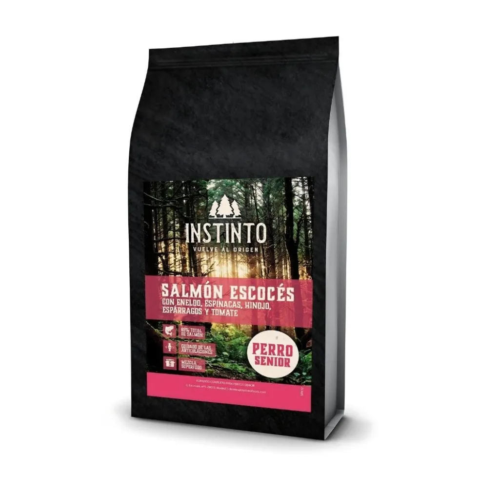 Instinto Pienso de Salmón Escocés para Perros Senior