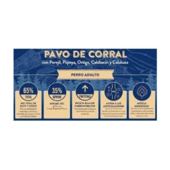 Instinto Pienso Natural de Pavo de Corral para Perro Adulto
