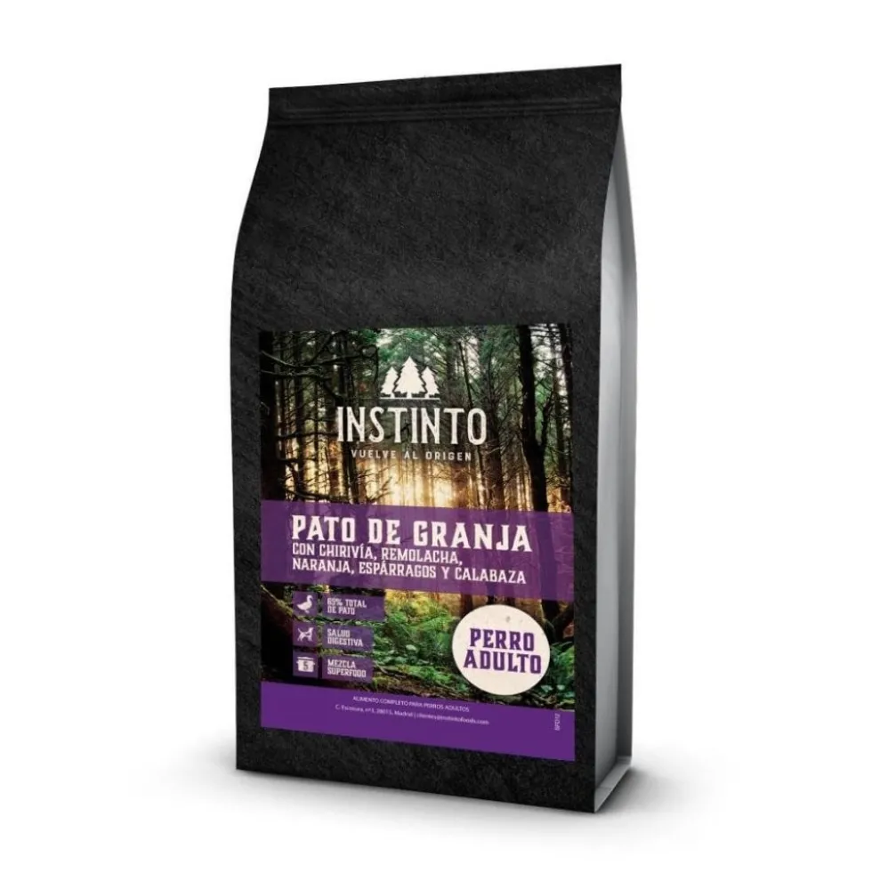 Instinto Pienso Natural de Pato de Granja para Perro