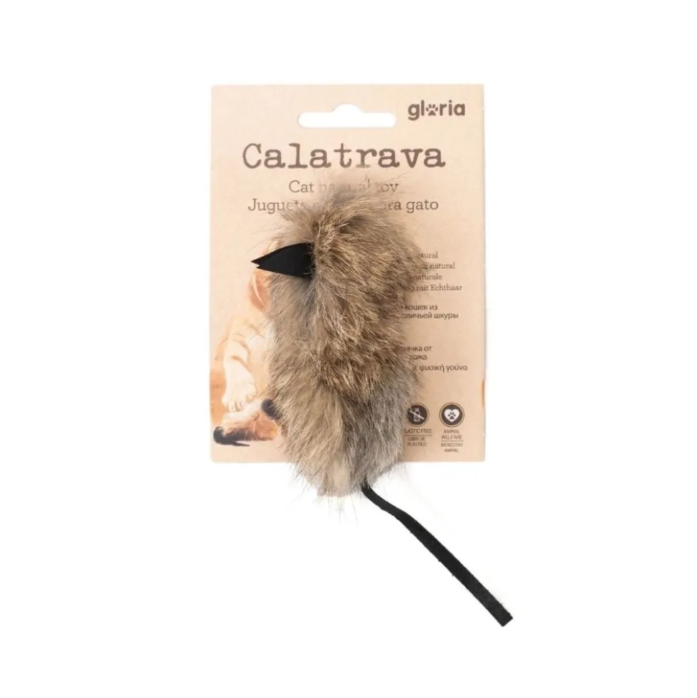 Juguete Calatrava de Pelo de Conejo para Gato