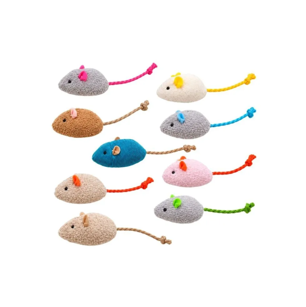 Juguete Ratoncito de Tela para Gato (ud)
