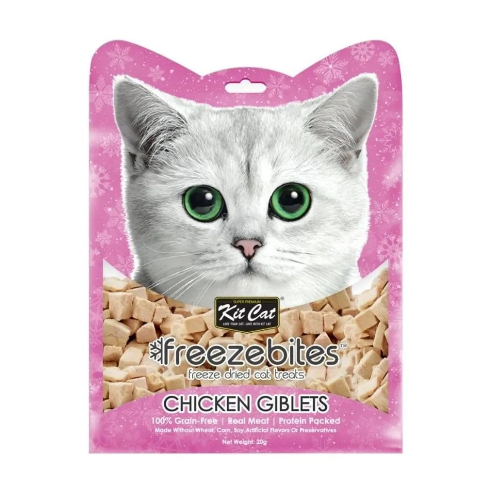Kit Cat Freezebites Chuches de Hígado de Pollo para Gatos