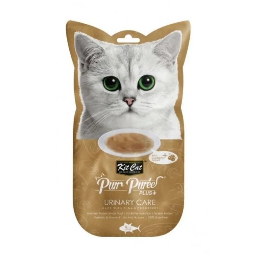 Kit Cat PurrPuree Atún (Urinary Care) 4x15g para Gatos
