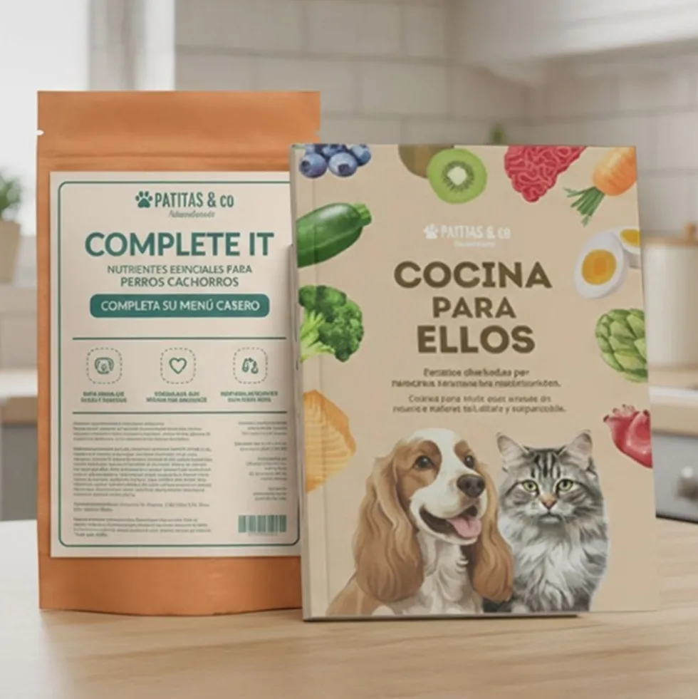 Libro de Recetas + Suplemento CACHORRO Complete It 250g