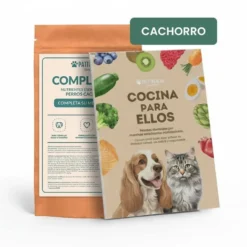 Libro de Recetas + Suplemento CACHORRO Complete It 500g