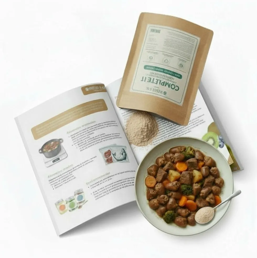 Libro de Recetas + Suplemento KITTEN Complete It 250g