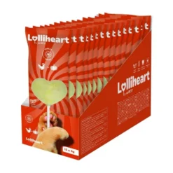Lolliheart Piruleta de Corazón con Pollo y Calabaza para Gato