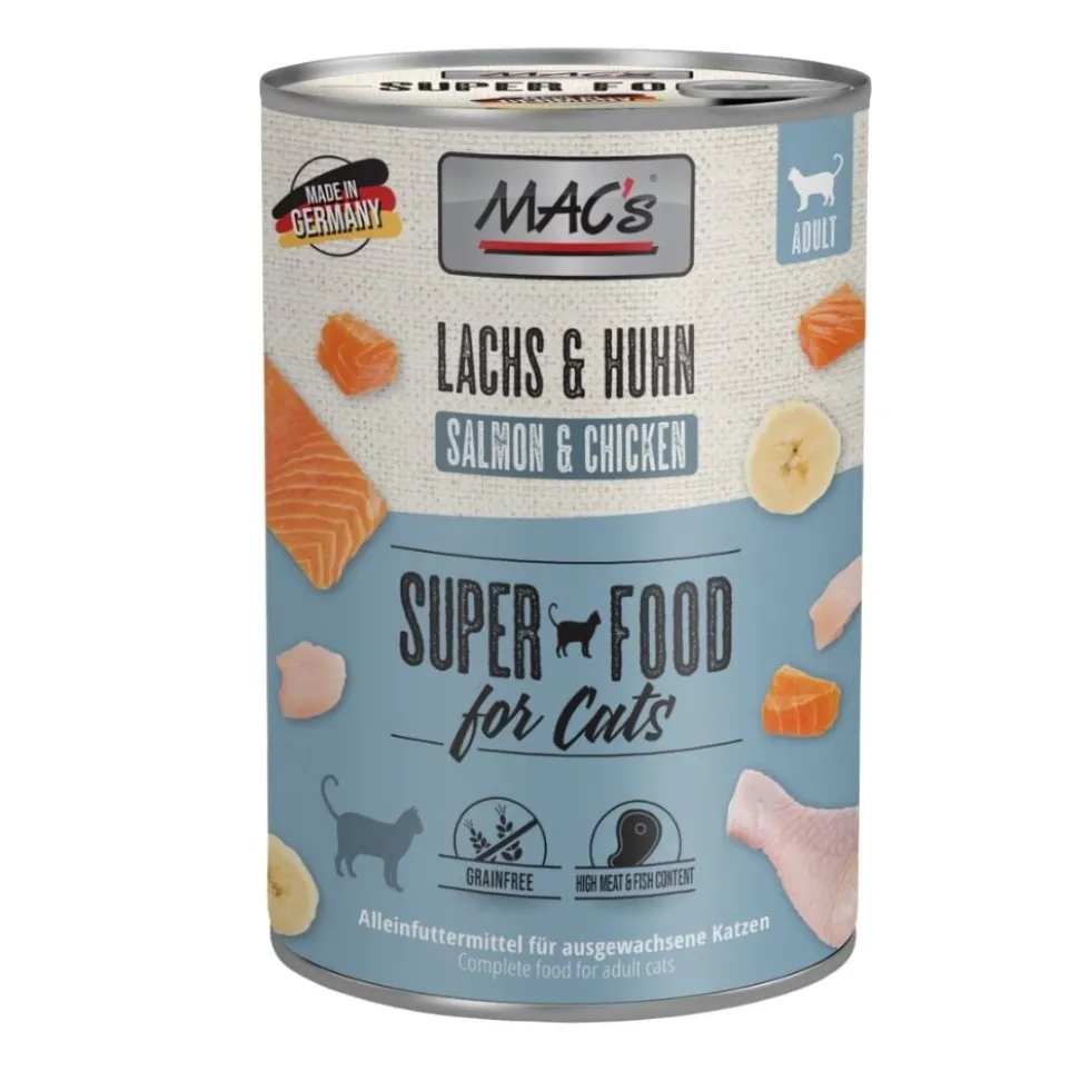 MAC´s Lata de Salmón y Pollo para Gato