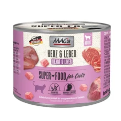 MAC´s Lata de Vacuno con Corazón e Hígado para Gato