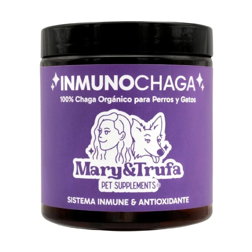 Mary & Trufa InmunoChaga Suplemento para Perros y Gatos