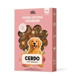 Milo y Lola Comida Natural Cocinada de Cerdo para Perro Adulto
