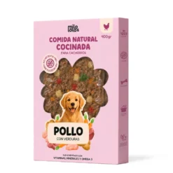 Milo y Lola Comida Natural Cocinada de Pollo para Cachorro