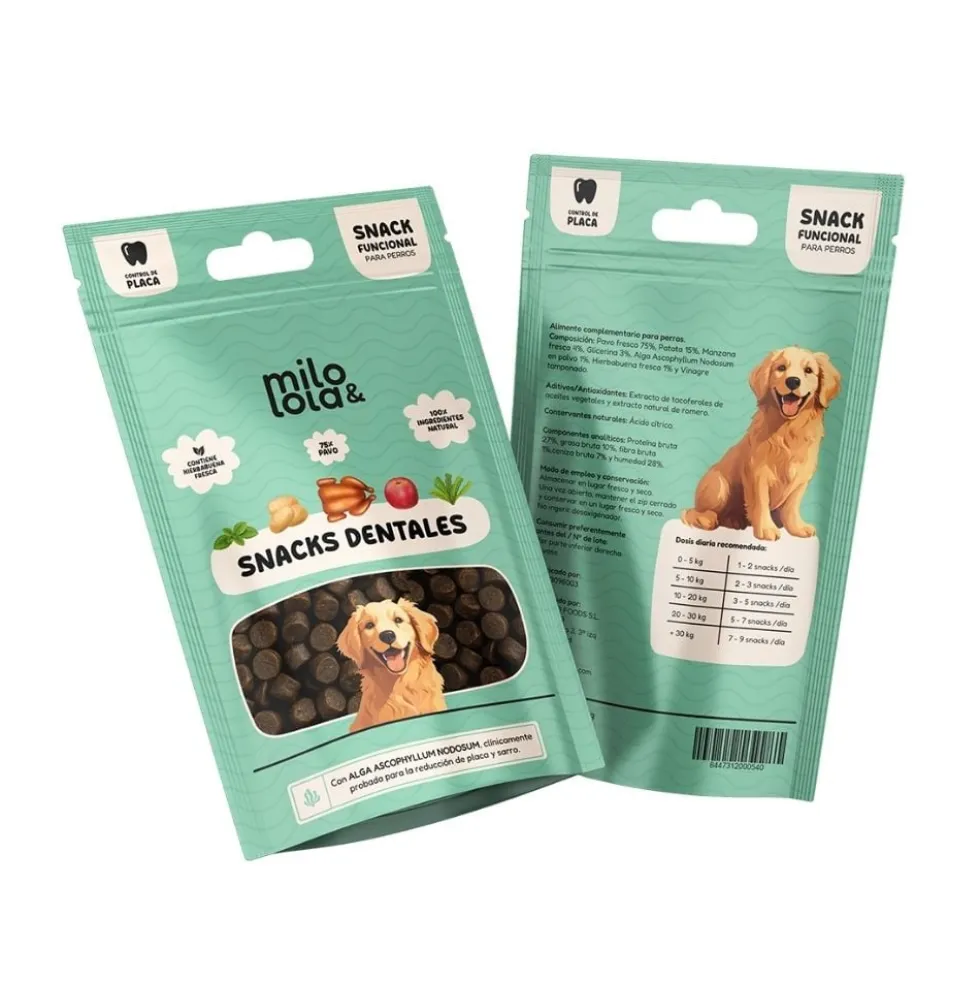 Milo y Lola Snacks Dentales para Perro