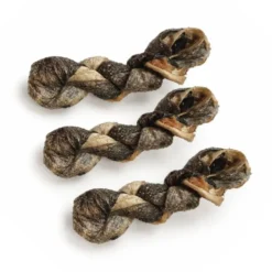 Mordedores Naturales de Trenza de Pescado (3 uds)