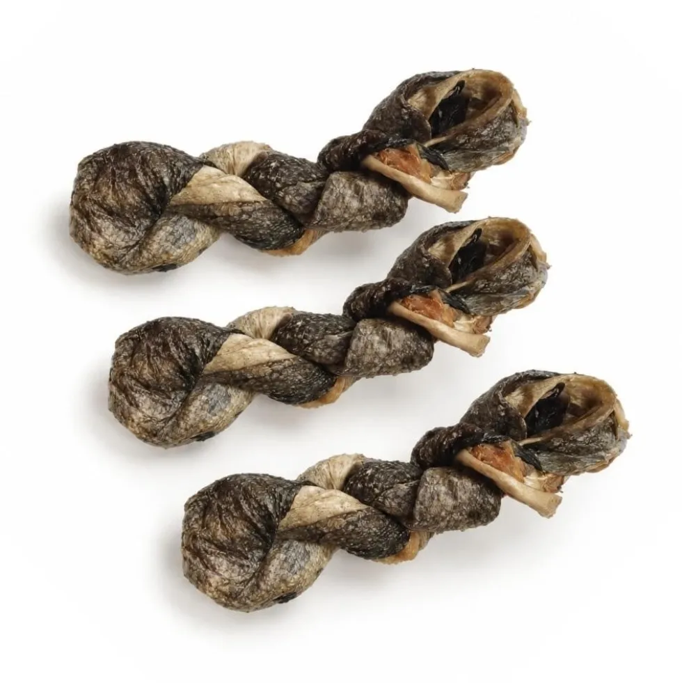 Mordedores Naturales de Trenza de Pescado (3 uds)