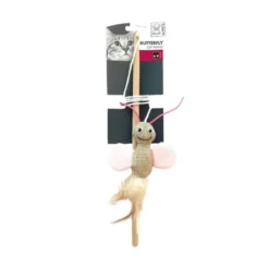 M-Pets Caña con Mariposa para Gato