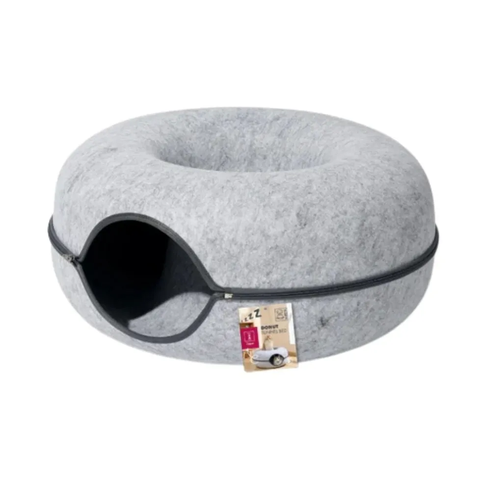 M-Pets Cama Redonda Tipo Túnel para Gato