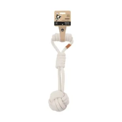 M-Pets Cuerda con Pelota Blanca para Perro