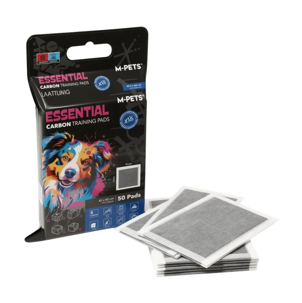 M-Pets Empapadores de Carbón 60x45 cm (50 uds)