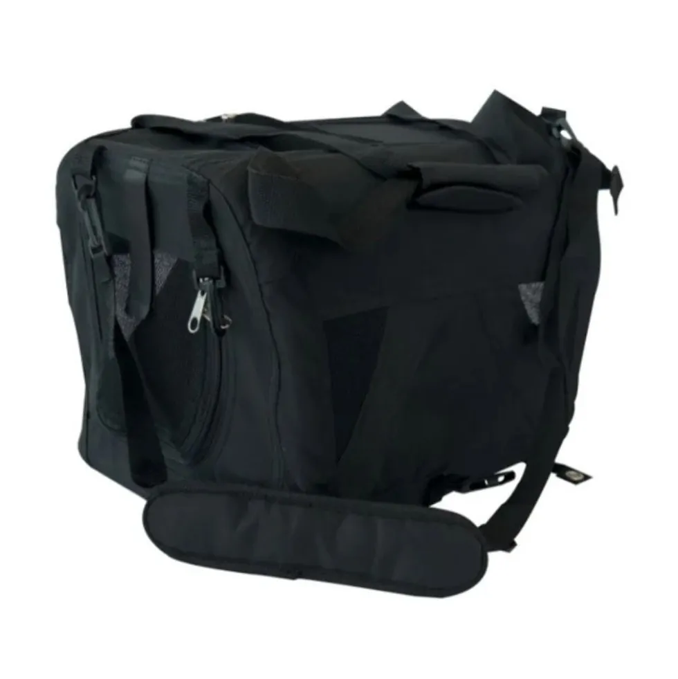 M-Pets Transportín Comfort Plegable Negro