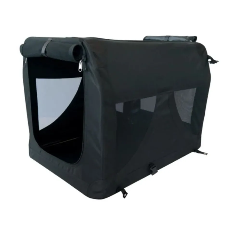 M-Pets Transportín Comfort Plegable Negro