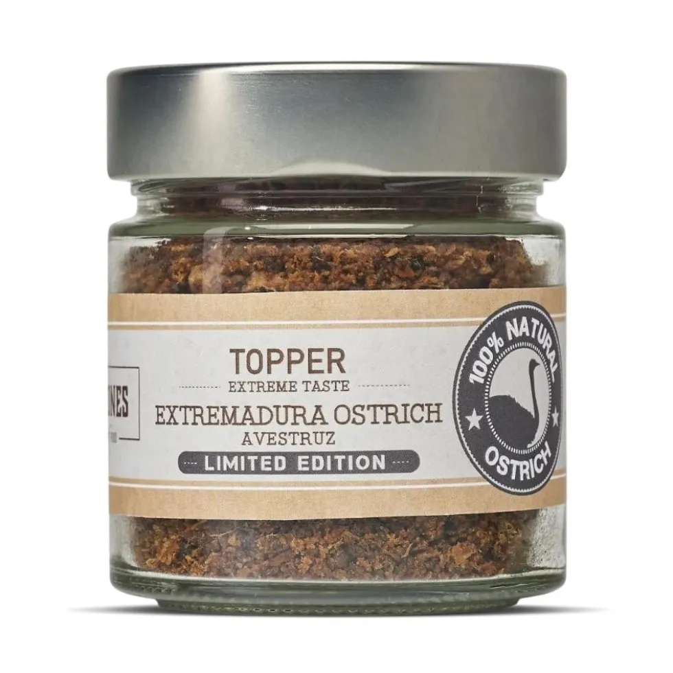 Mr. Bones Topper Natural de Avestruz