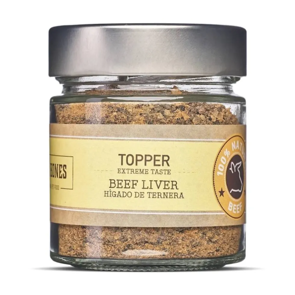 Mr. Bones Topper Natural de Hígado de Ternera