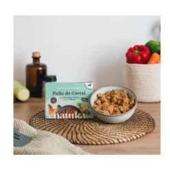 Natuka Comida Cocinada Menú de Pollo de Corral para Perro