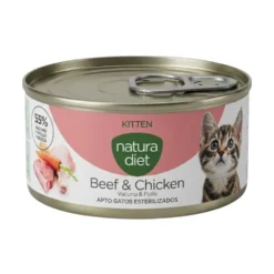 Natura Diet Paté de Ternera y Pollo para Gatito