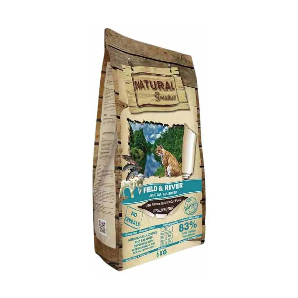 Natural Greatness Field and River Pienso para Gato