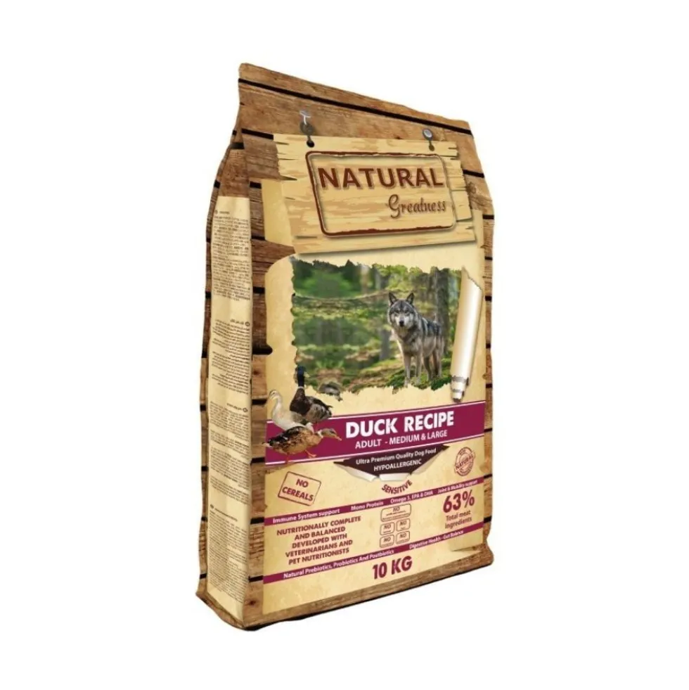 Natural Greatness Pienso de Pato para Perros