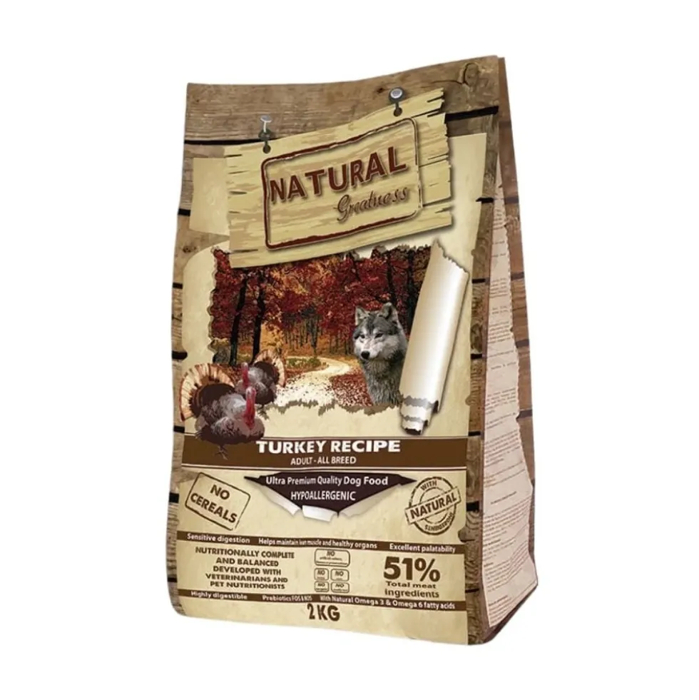 Natural Greatness Pienso de Pavo para Perros