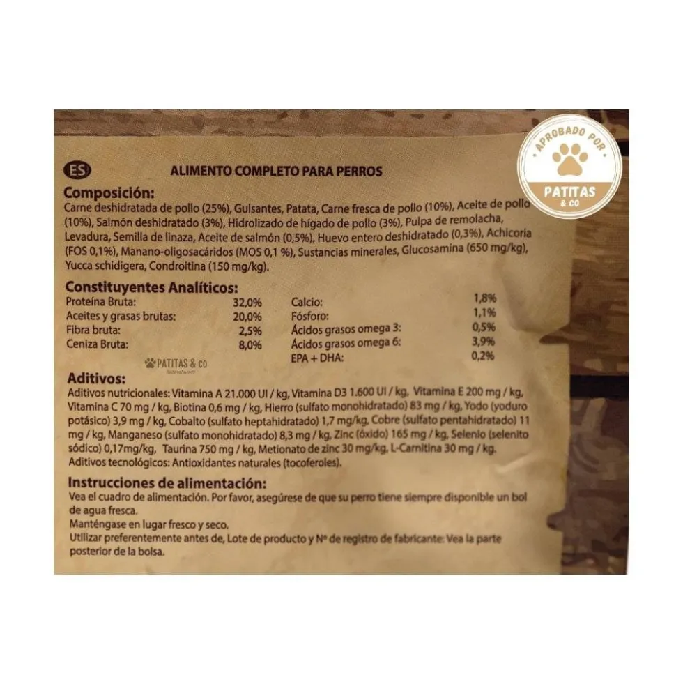 Natural Greatness Pienso Natural de Pollo para Perros Cachorros