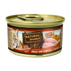 Natural Woodland Lata Pollo con Chirivías y Calabaza para Gato