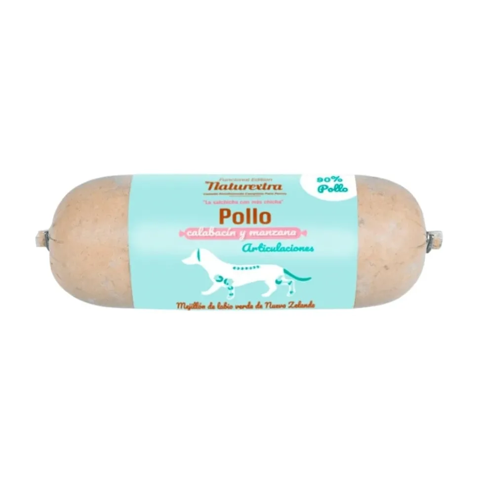 Naturextra Salchicha Apoyo Articular de Pollo para Perros