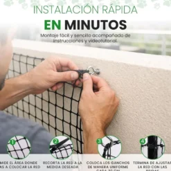 Niceowl Red Reforzada con Alambre de 4 metros para Gato