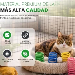 Niceowl Red Reforzada con Alambre de 8 metros para Gato