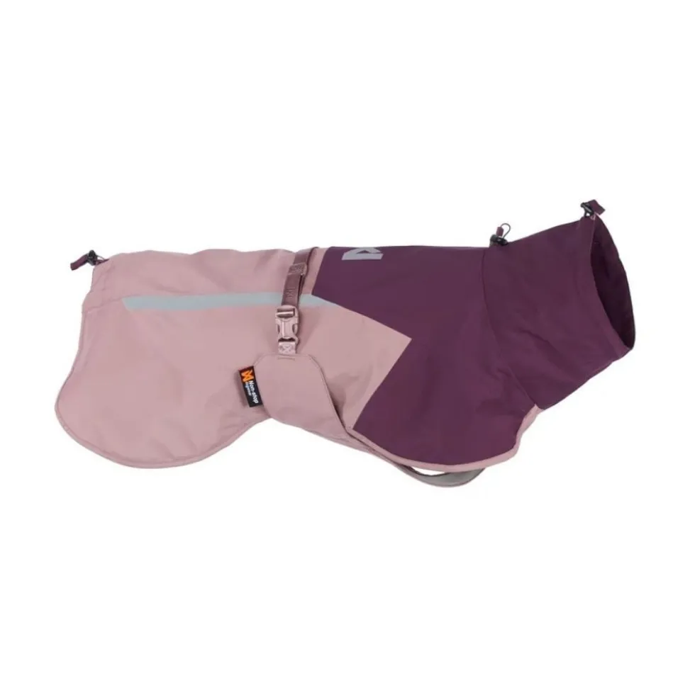 Non-stop Dogwear Chubasquero Cortaviento Malva para Perro