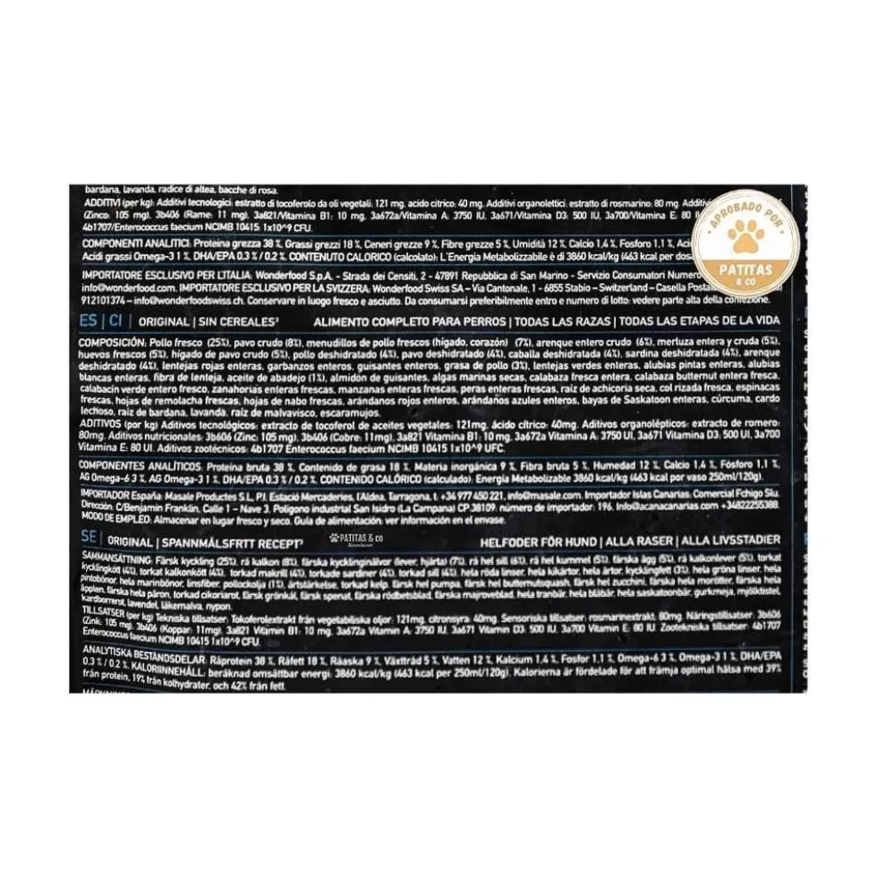 Orijen Original Pienso Natural Proteico para Perros