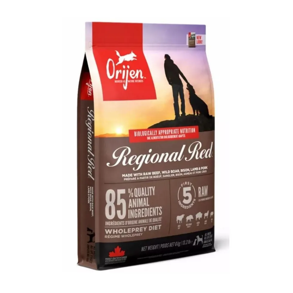 Orijen Regional Red Pienso Alto en Proteína para Perros
