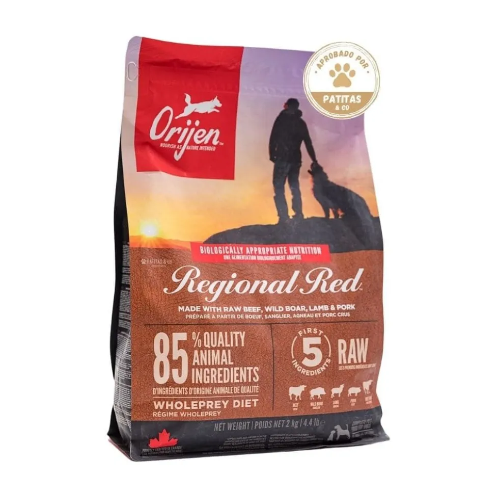 Orijen Regional Red Pienso Alto en Proteína para Perros