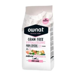 Ownat Grain Free Hypo Mini Pienso de Cordero para Perro de Raza Pequeña