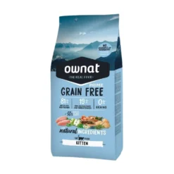 Ownat Grain Free Prime Kitten de Pollo y Pavo para Gatito