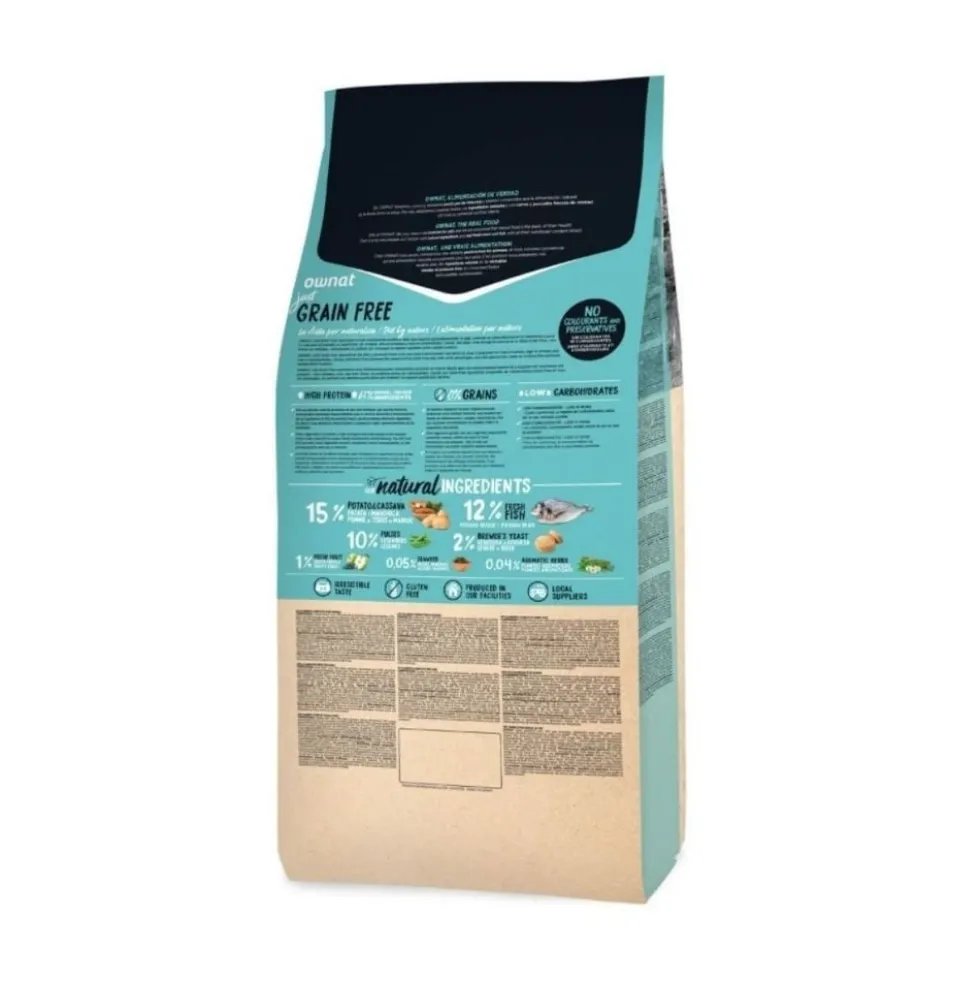 Ownat Just Pescado Pienso Natural Gato Esterilizado