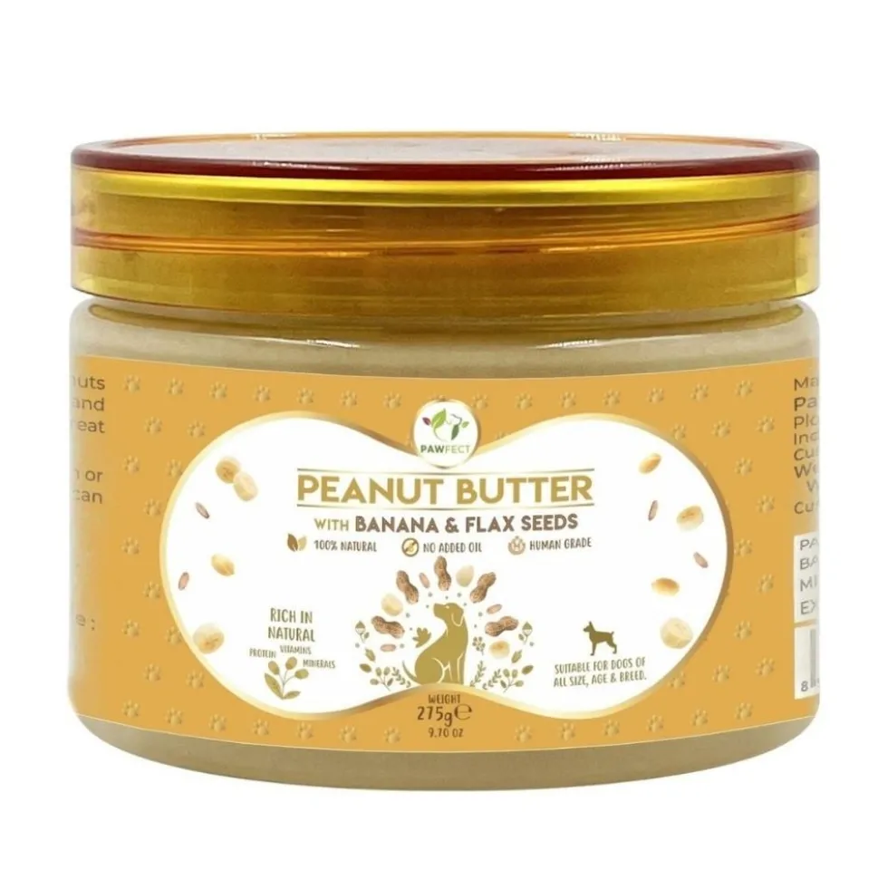 Pawfect Mantequilla de Cacahuete con Banana para Perro