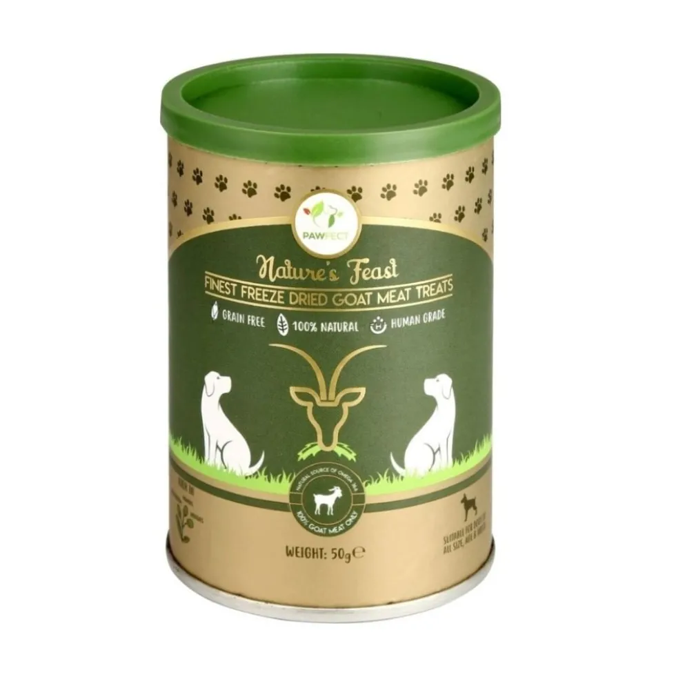 Pawfect Snacks Carne de Cabra Liofilizada para Perro