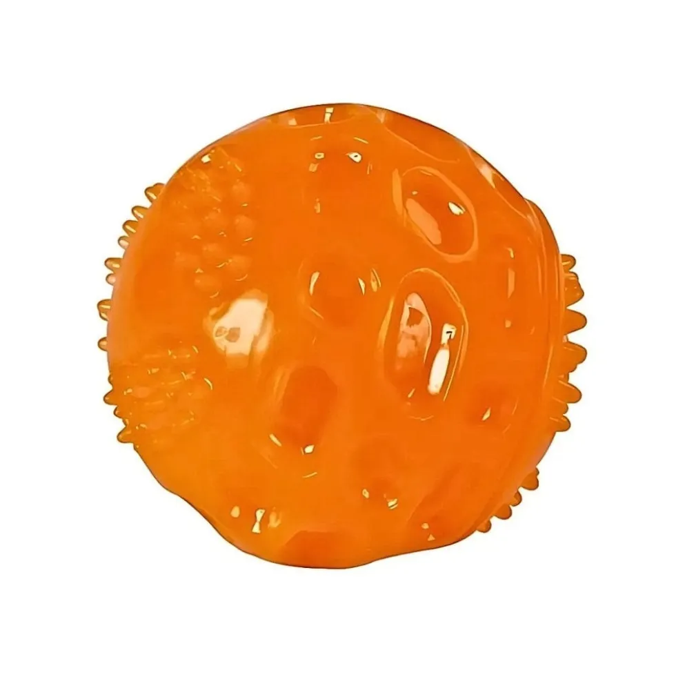 Pelota Toyfastic Squeaky Naranja para Perros 6cm.