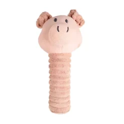 Peluche Suave de Cerdito Rosa para Perros (21cm)